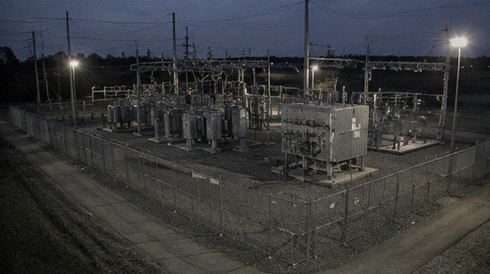 Unmanned electrical substation perimeter