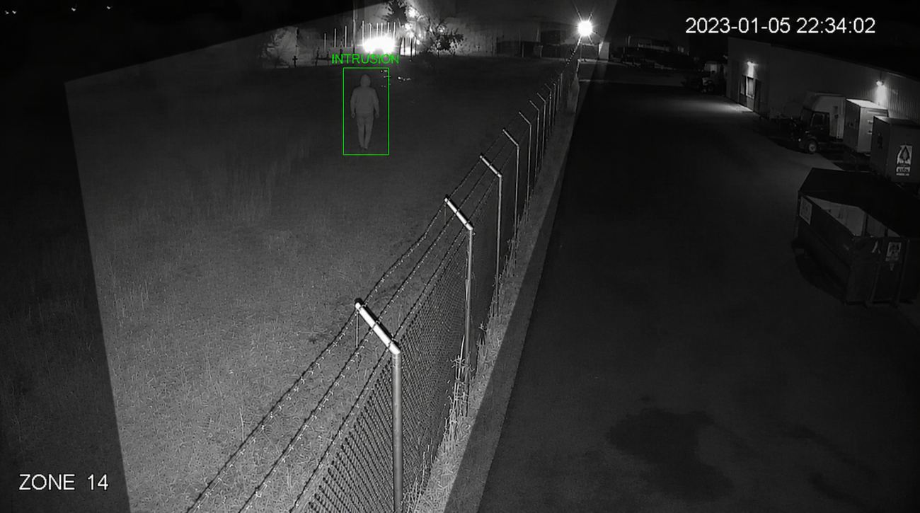 Distribution floor intrusion detection — Meridian Logistics, Dallas, US